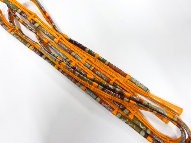 未使用品　正絹　手組帯締め